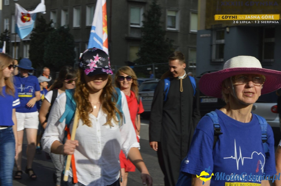Gdyńska Piesza Pielgrzymka na Jasną Górę 2018 - dzień 1