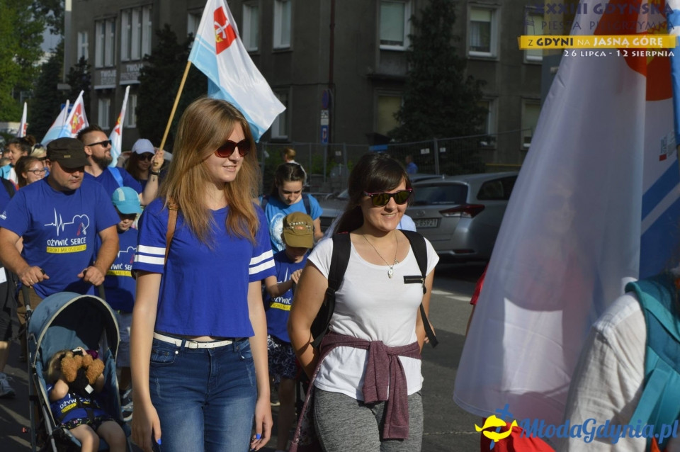 Gdyńska Piesza Pielgrzymka na Jasną Górę 2018 - dzień 1