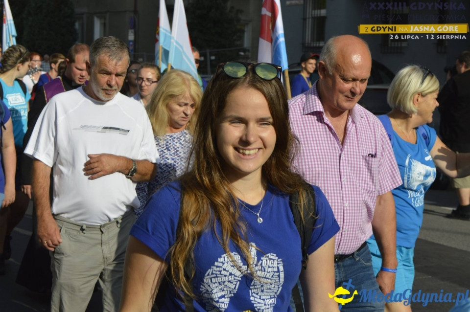Gdyńska Piesza Pielgrzymka na Jasną Górę 2018 - dzień 1