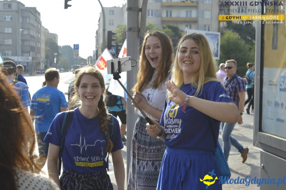 Gdyńska Piesza Pielgrzymka na Jasną Górę 2018 - dzień 1