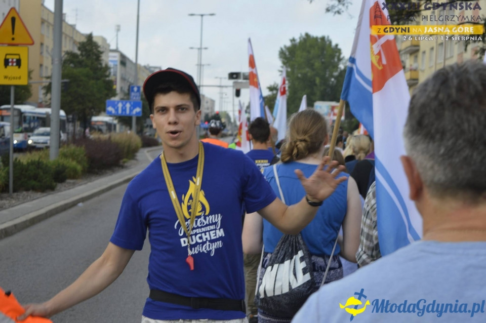 Gdyńska Piesza Pielgrzymka na Jasną Górę 2018 - dzień 1