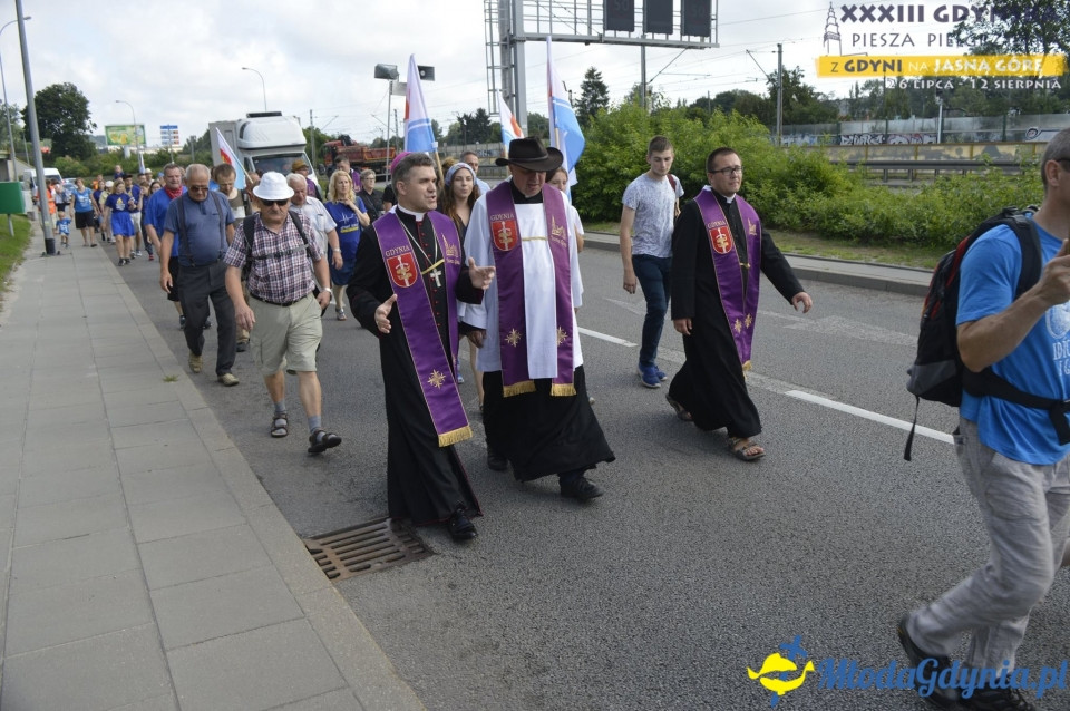 Gdyńska Piesza Pielgrzymka na Jasną Górę 2018 - dzień 1