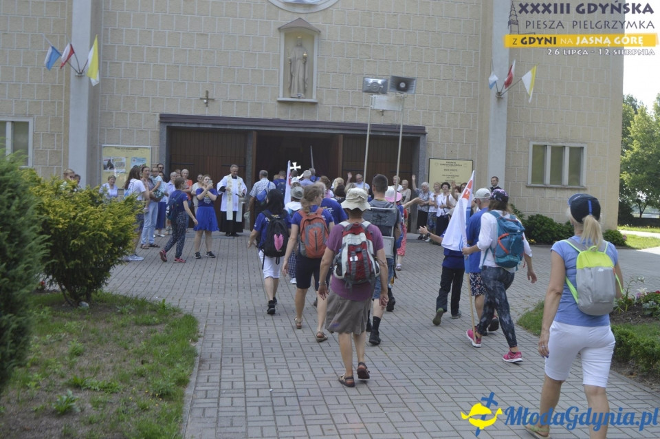 Gdyńska Piesza Pielgrzymka na Jasną Górę 2018 - dzień 1