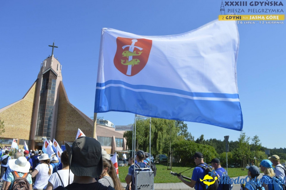 Gdyńska Piesza Pielgrzymka na Jasną Górę 2018 - dzień 1