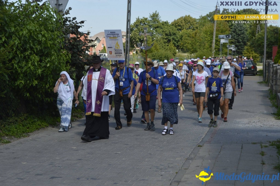 Gdyńska Piesza Pielgrzymka na Jasną Górę 2018 - dzień 1