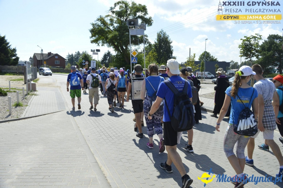 Gdyńska Piesza Pielgrzymka na Jasną Górę 2018 - dzień 1