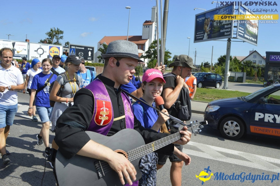 Gdyńska Piesza Pielgrzymka na Jasną Górę 2018 - dzień 1
