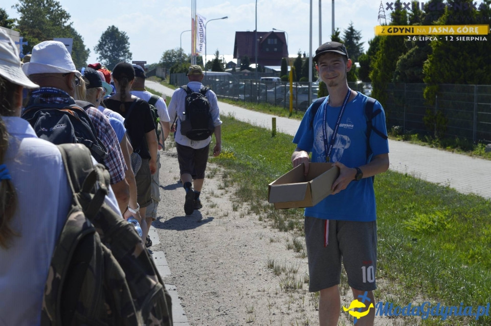 Gdyńska Piesza Pielgrzymka na Jasną Górę 2018 - dzień 1