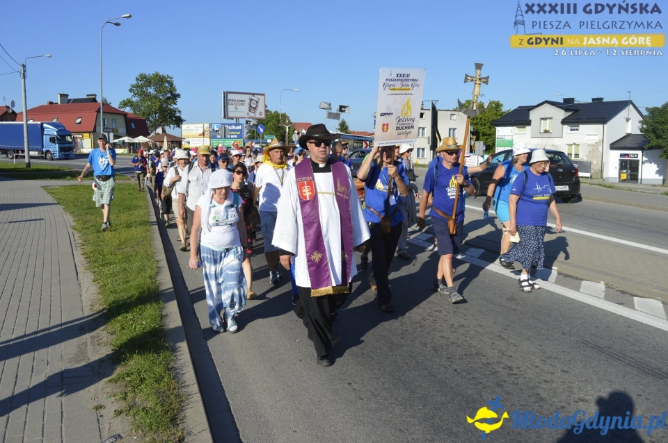 Gdyńska Piesza Pielgrzymka na Jasną Górę 2018 - dzień 1