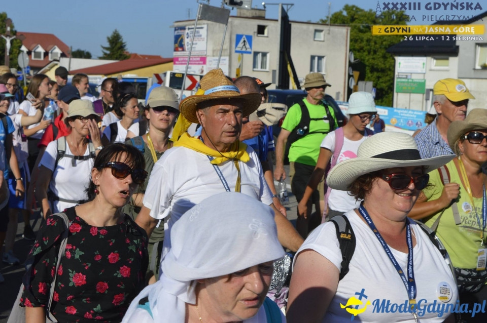 Gdyńska Piesza Pielgrzymka na Jasną Górę 2018 - dzień 1