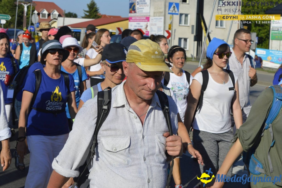 Gdyńska Piesza Pielgrzymka na Jasną Górę 2018 - dzień 1