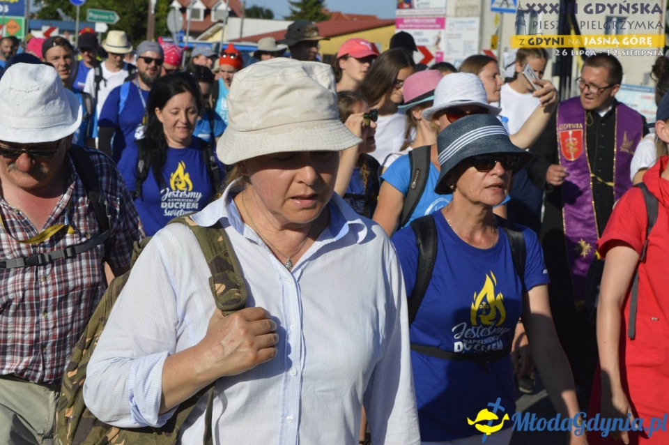 Gdyńska Piesza Pielgrzymka na Jasną Górę 2018 - dzień 1