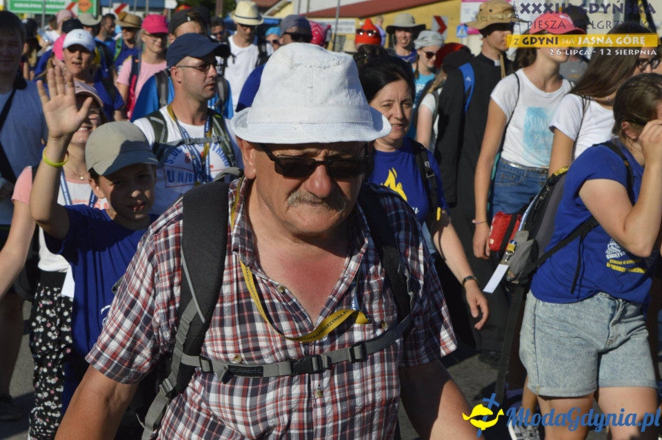 Gdyńska Piesza Pielgrzymka na Jasną Górę 2018 - dzień 1
