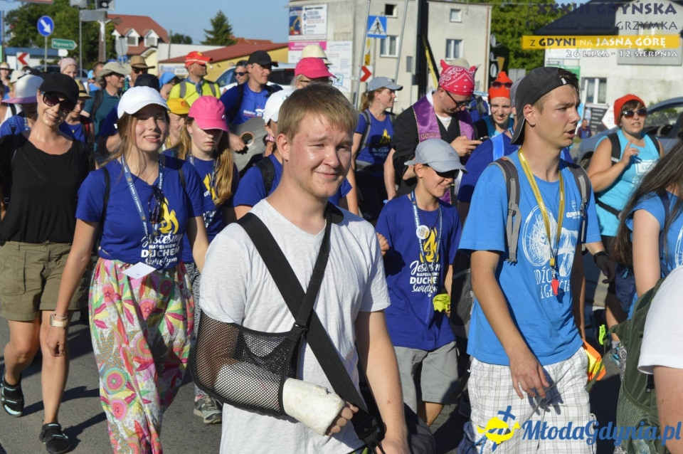 Gdyńska Piesza Pielgrzymka na Jasną Górę 2018 - dzień 1