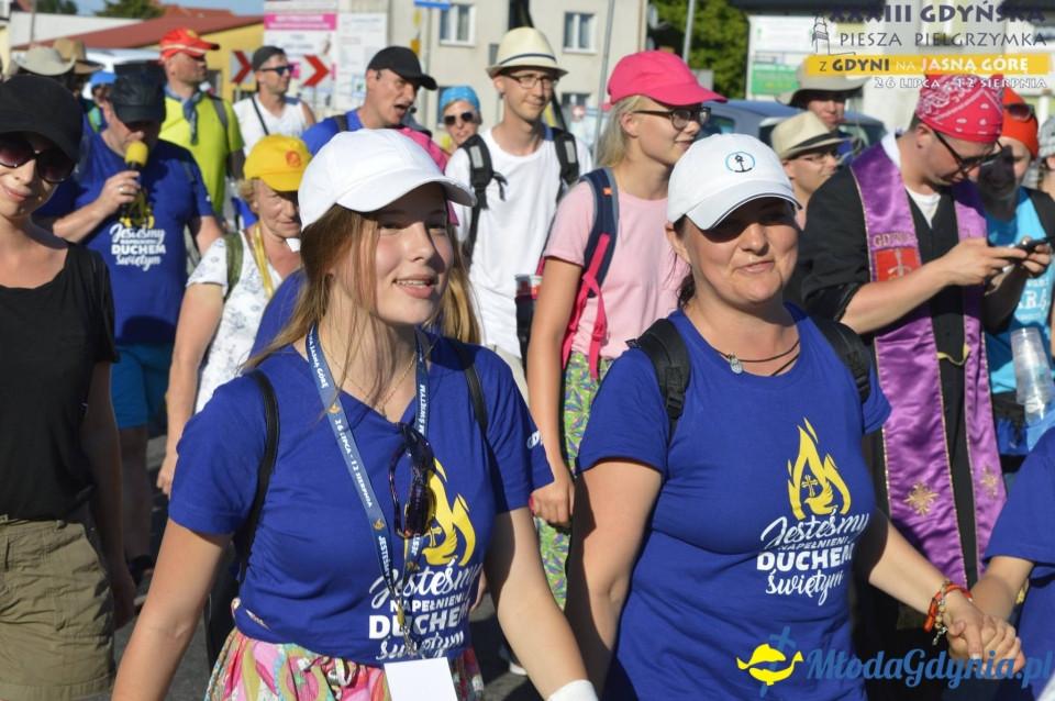Gdyńska Piesza Pielgrzymka na Jasną Górę 2018 - dzień 1