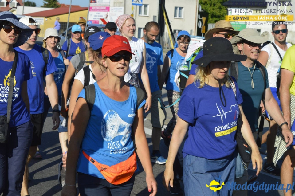 Gdyńska Piesza Pielgrzymka na Jasną Górę 2018 - dzień 1