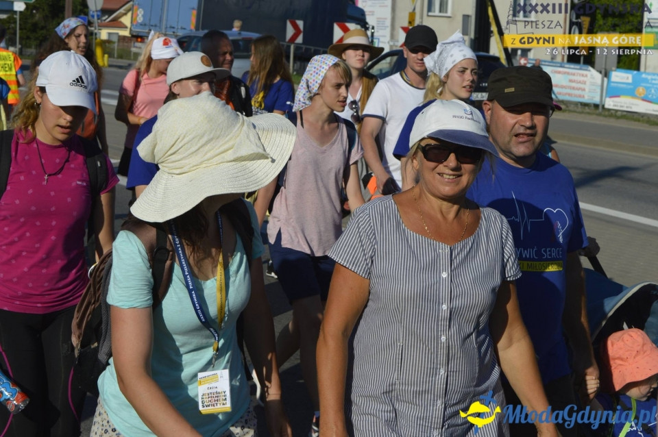 Gdyńska Piesza Pielgrzymka na Jasną Górę 2018 - dzień 1