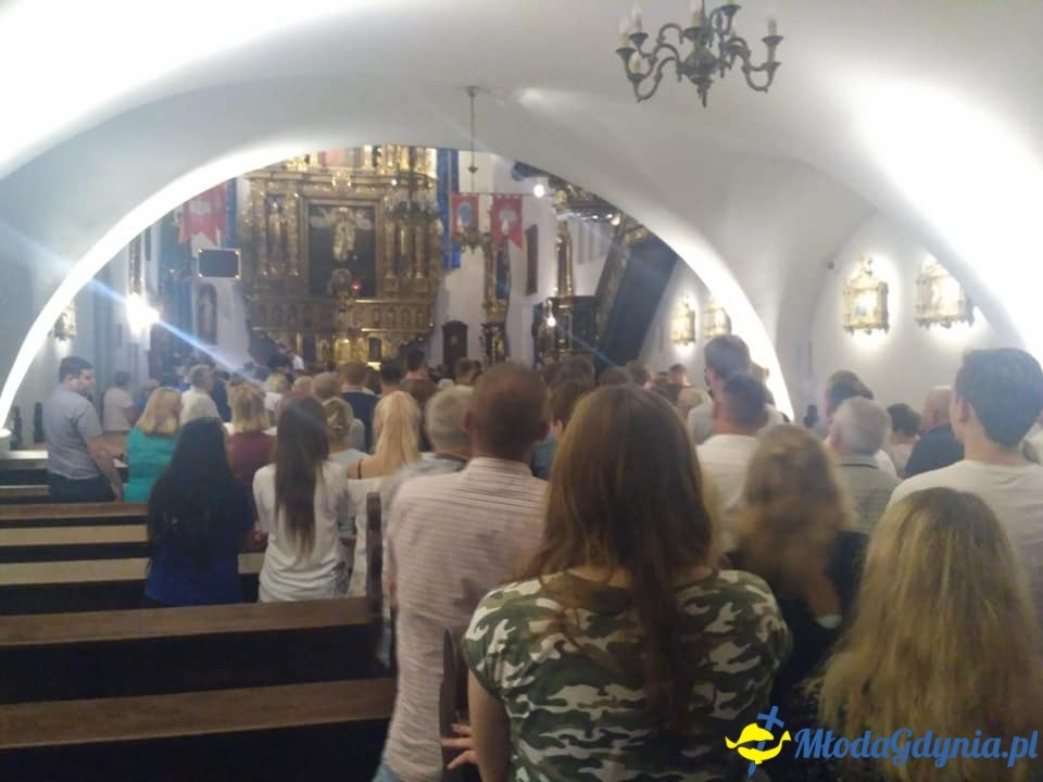 Gdyńska Piesza Pielgrzymka na Jasną Górę 2018 - wejście do Częstochowy