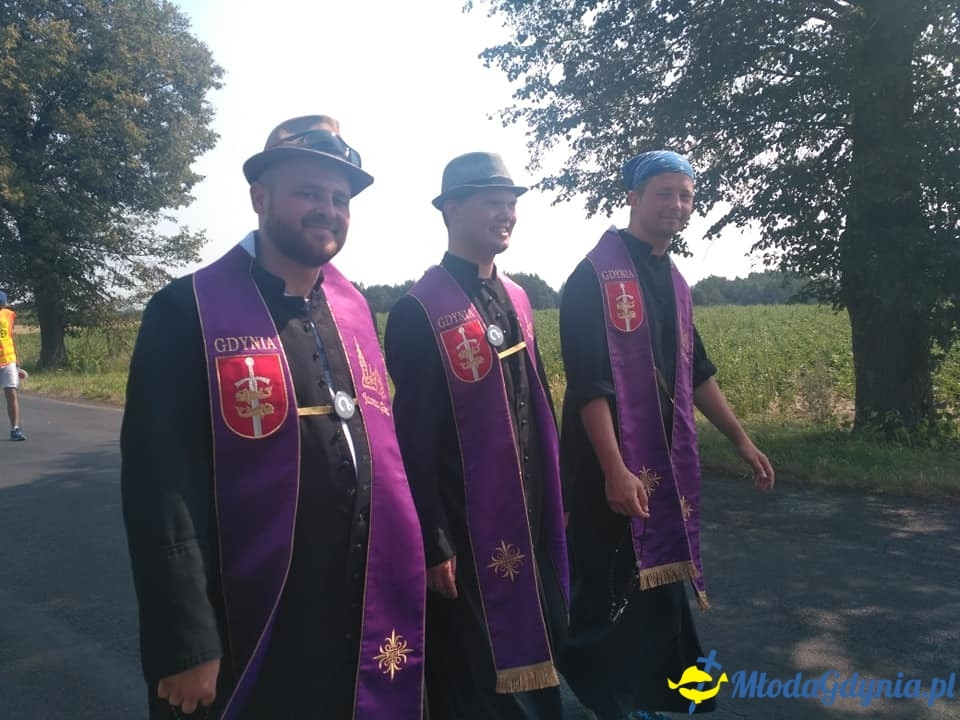 Gdyńska Piesza Pielgrzymka na Jasną Górę 2018 - wejście do Częstochowy