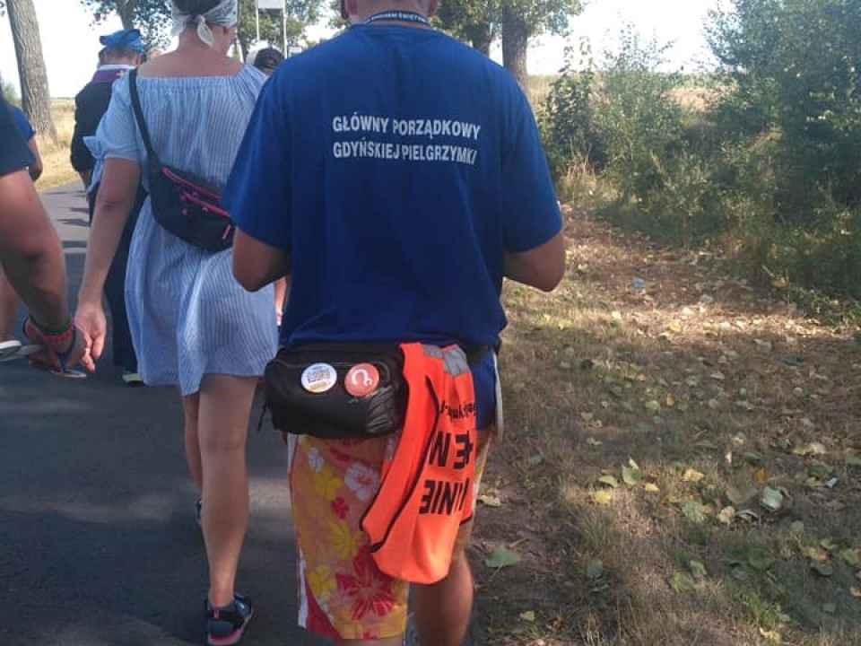 Gdyńska Piesza Pielgrzymka na Jasną Górę 2018 - wejście do Częstochowy