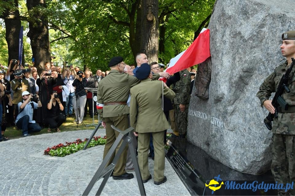 Odsłonięcie Pomnika Żołnierzy Wyklętych w Gdańsku 04.08.2018