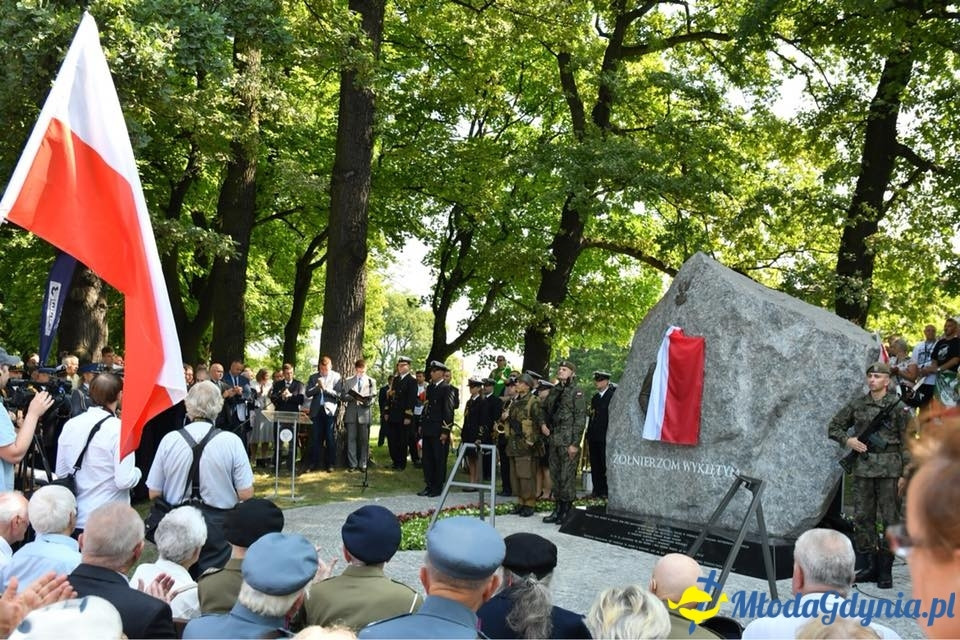 Odsłonięcie Pomnika Żołnierzy Wyklętych w Gdańsku 04.08.2018