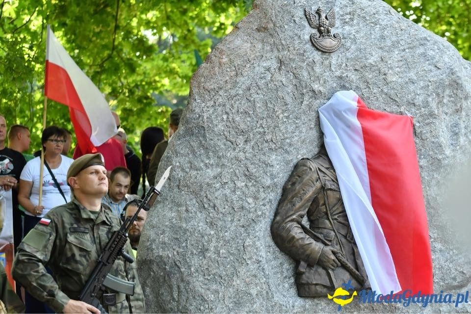 Odsłonięcie Pomnika Żołnierzy Wyklętych w Gdańsku 04.08.2018