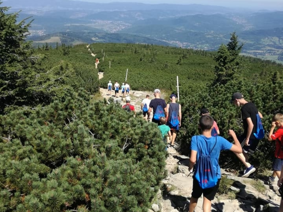 UKS LIDER na obozie w Korbielowie 2018