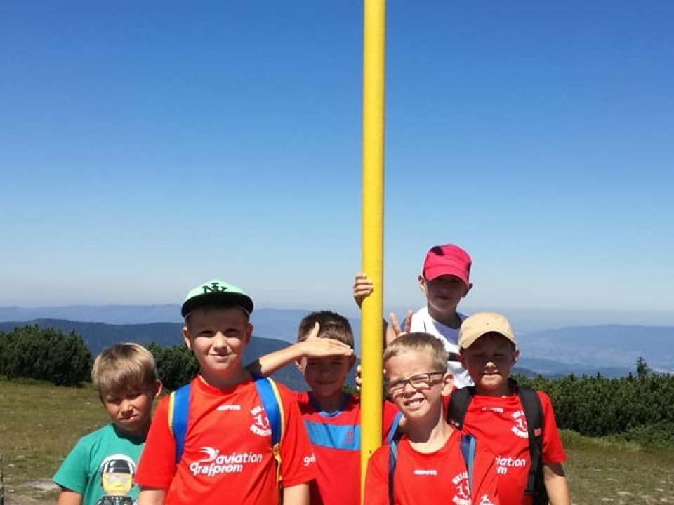UKS LIDER na obozie w Korbielowie 2018