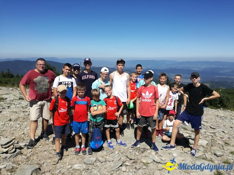 UKS LIDER na obozie w Korbielowie 2018