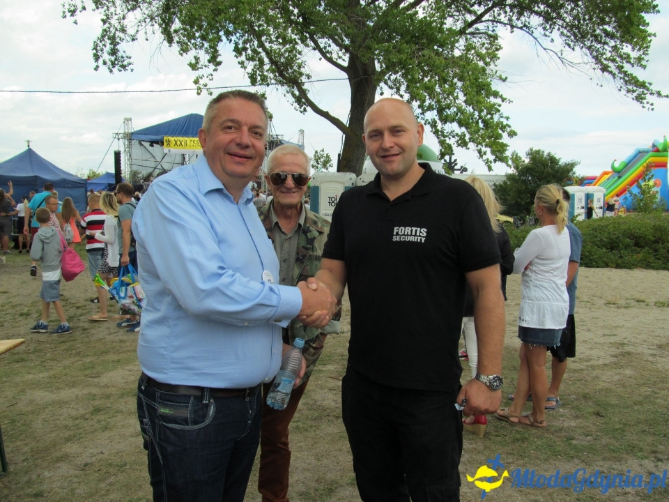 Szymon Tabakiernik na Festynie Kaszubskim w Rewie