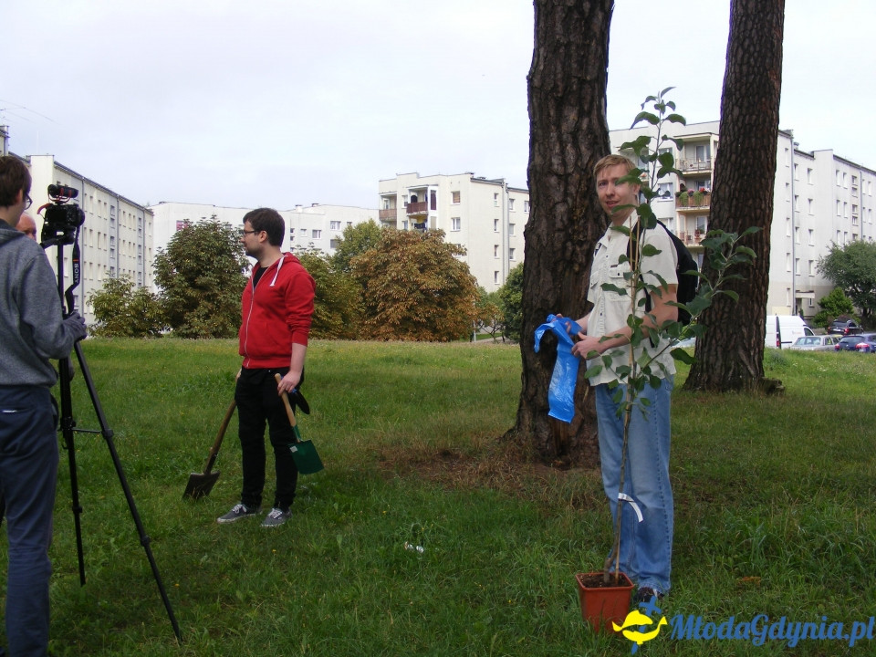 Wzgórze Choleryków - porzadkowanie i zasadzenie symbolicznego drzewka 18.08.2018