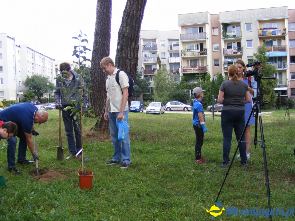 Wzgórze Choleryków - porzadkowanie i zasadzenie symbolicznego drzewka 18.08.2018