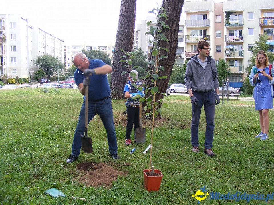 Wzgórze Choleryków - porzadkowanie i zasadzenie symbolicznego drzewka 18.08.2018