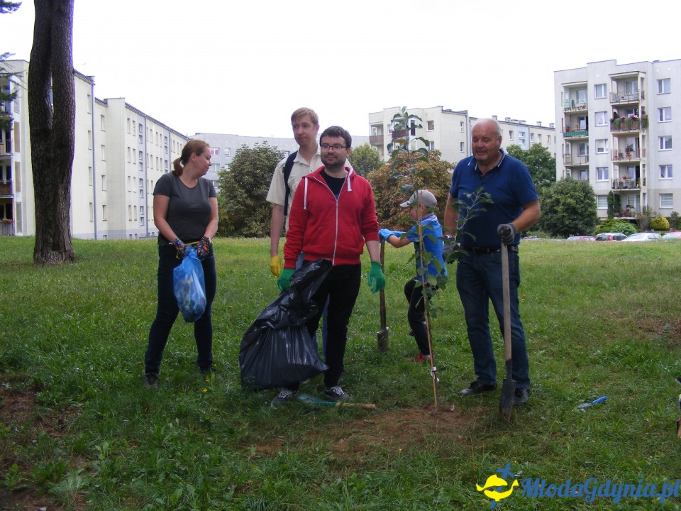 Wzgórze Choleryków - porzadkowanie i zasadzenie symbolicznego drzewka 18.08.2018