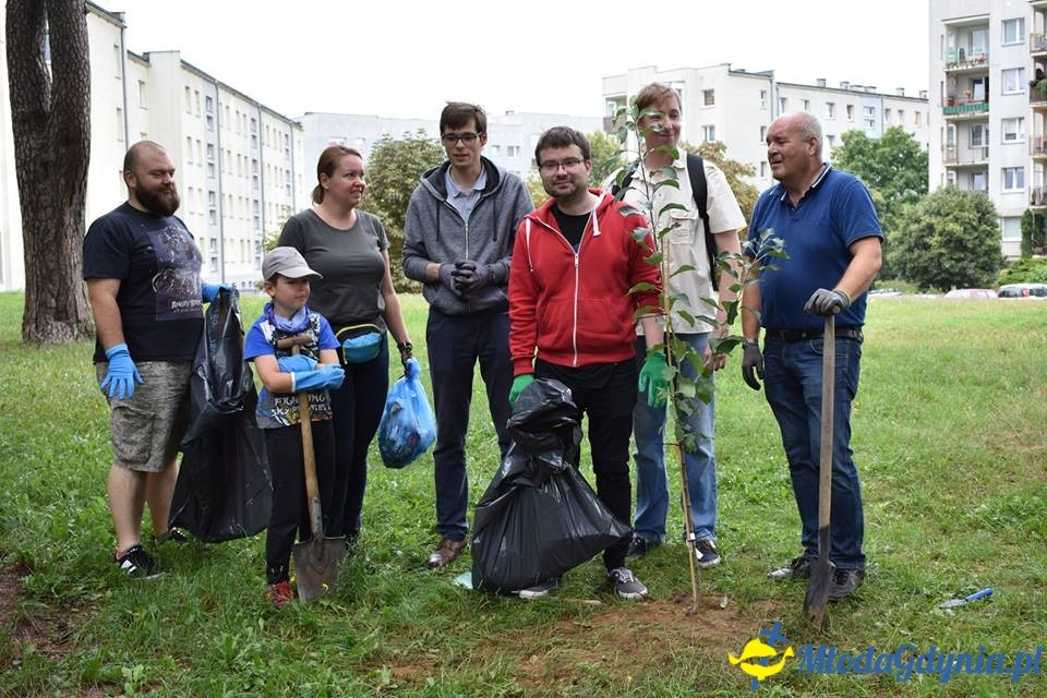 Wzgórze Choleryków - porzadkowanie i zasadzenie symbolicznego drzewka 18.08.2018