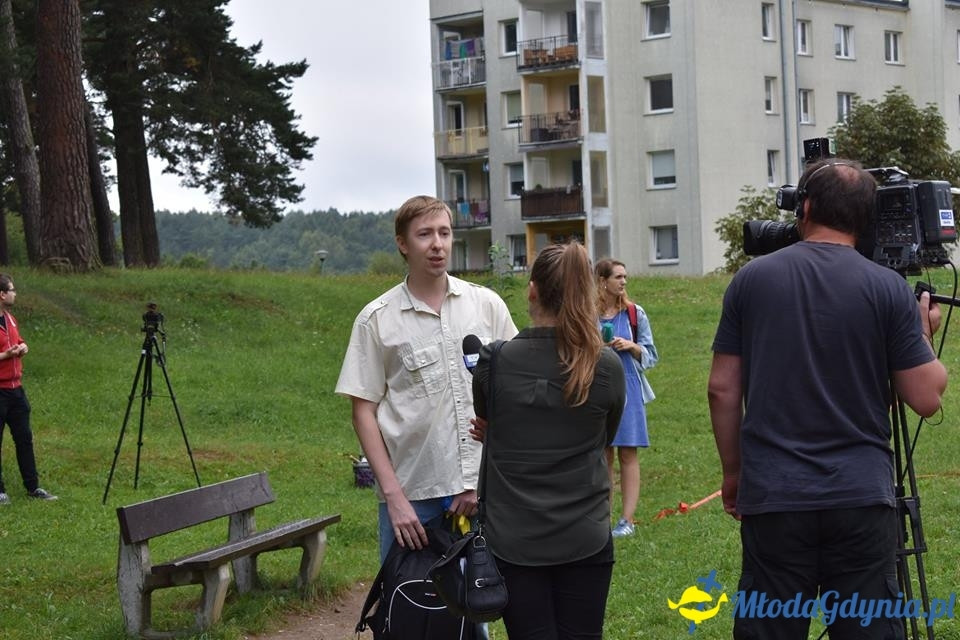 Wzgórze Choleryków - porzadkowanie i zasadzenie symbolicznego drzewka 18.08.2018