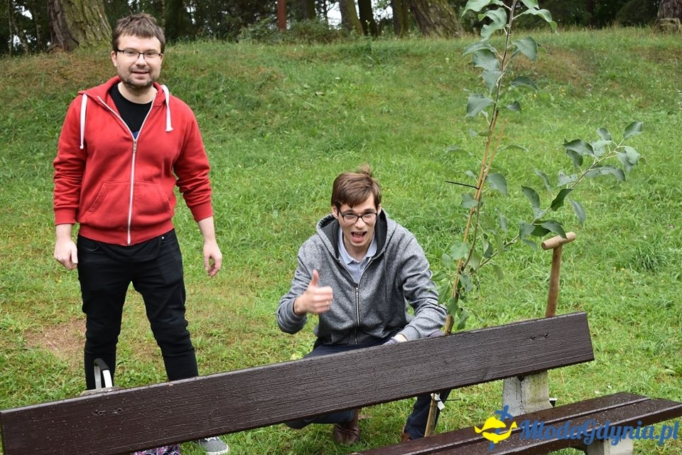 Wzgórze Choleryków - porzadkowanie i zasadzenie symbolicznego drzewka 18.08.2018