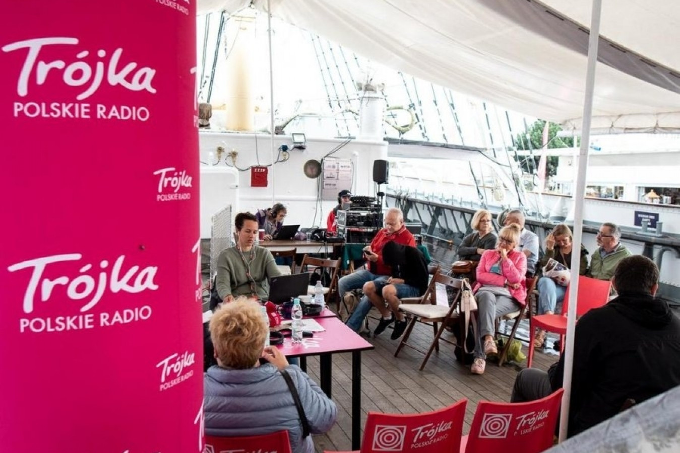 Trójka i Marek  Niedźwiecki w Gdyni