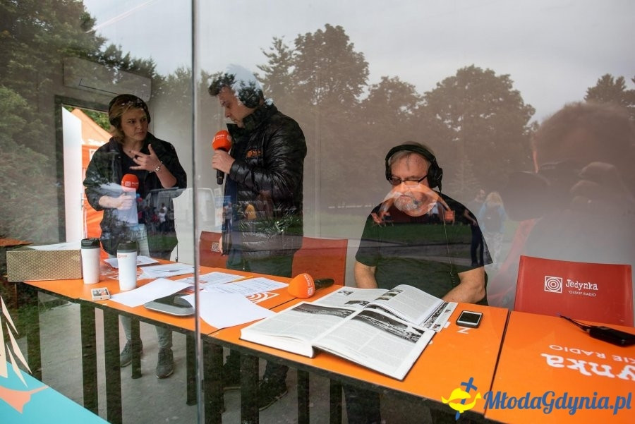 Trójka i Marek  Niedźwiecki w Gdyni