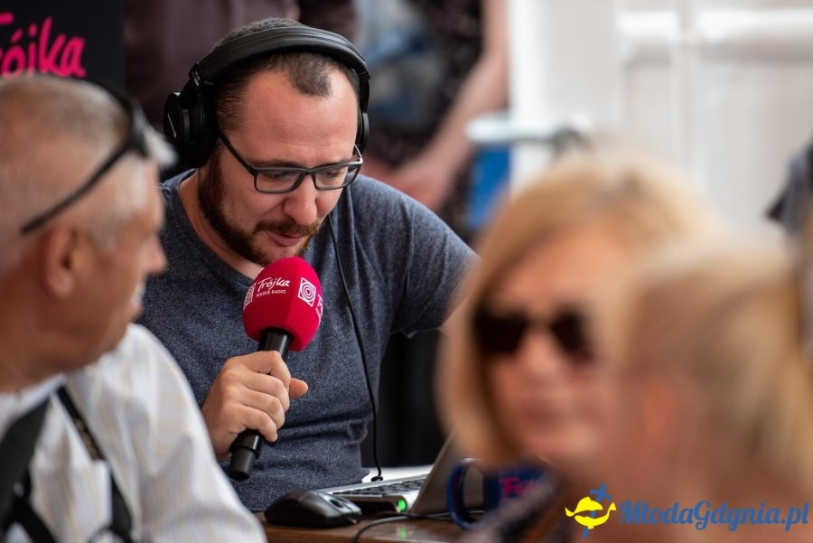 Trójka i Marek  Niedźwiecki w Gdyni