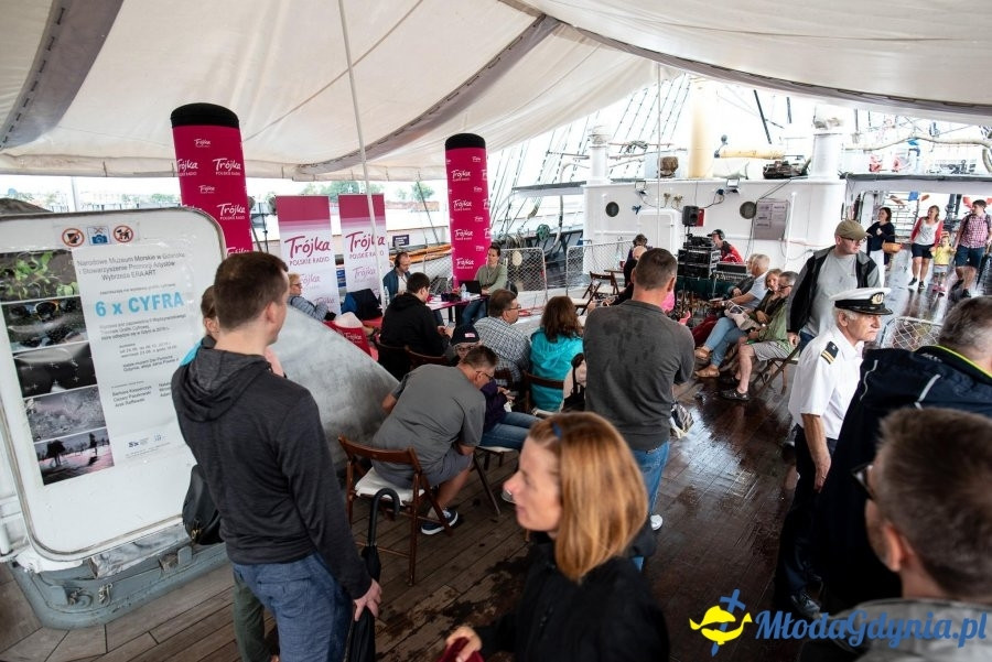 Trójka i Marek  Niedźwiecki w Gdyni