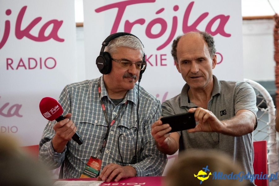 Trójka i Marek  Niedźwiecki w Gdyni
