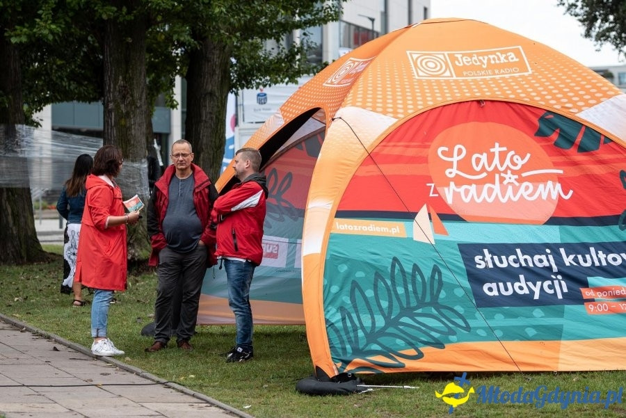 Trójka i Marek  Niedźwiecki w Gdyni