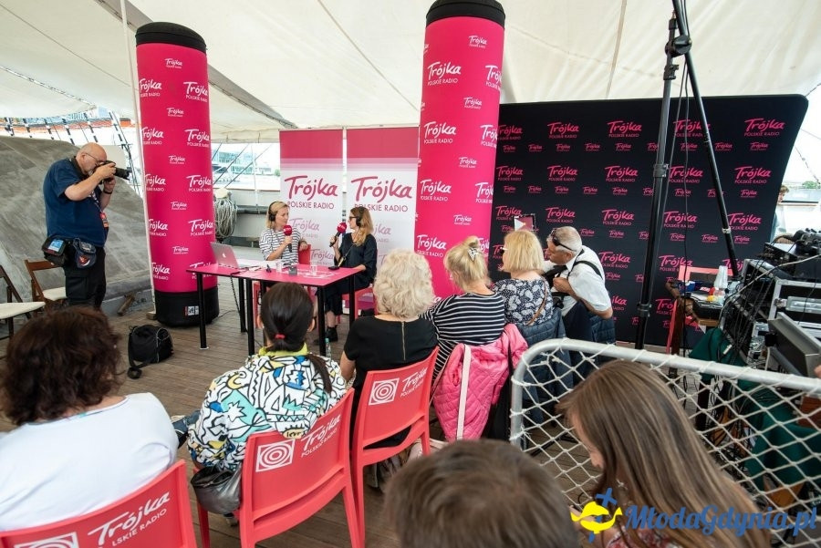 Trójka i Marek  Niedźwiecki w Gdyni