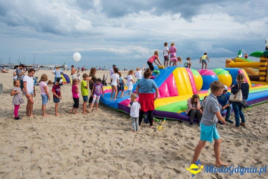 Pożegnanie wakacji  2018 na plaży