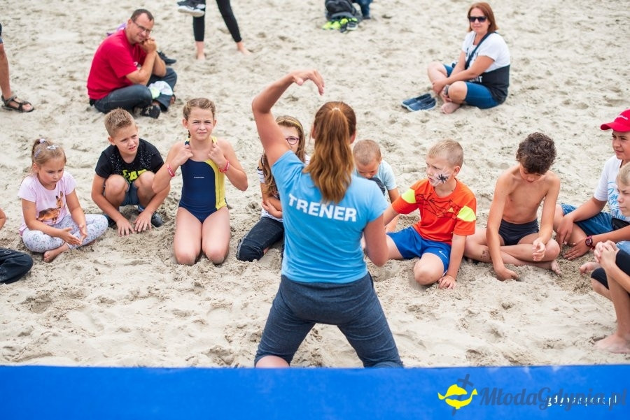 Pożegnanie wakacji  2018 na plaży