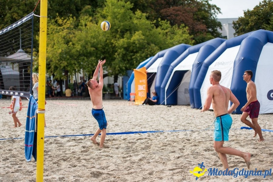Pożegnanie wakacji  2018 na plaży