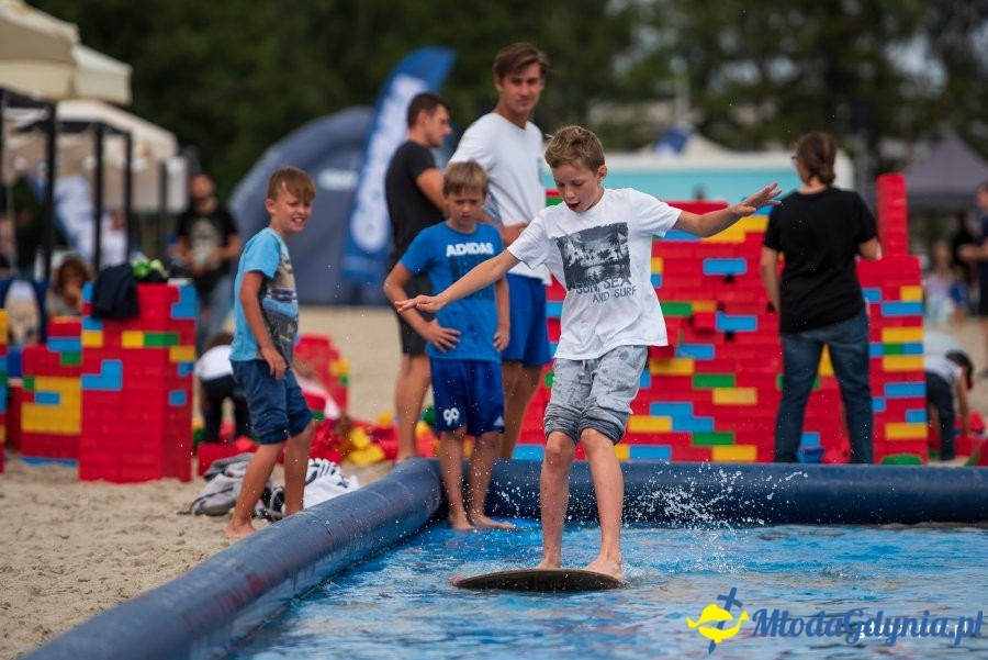Pożegnanie wakacji  2018 na plaży