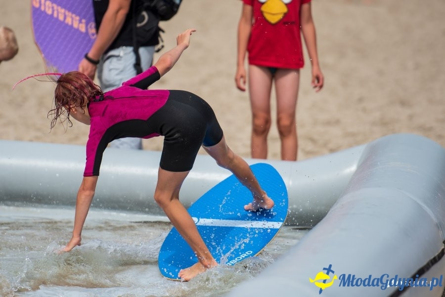 Pożegnanie wakacji  2018 na plaży
